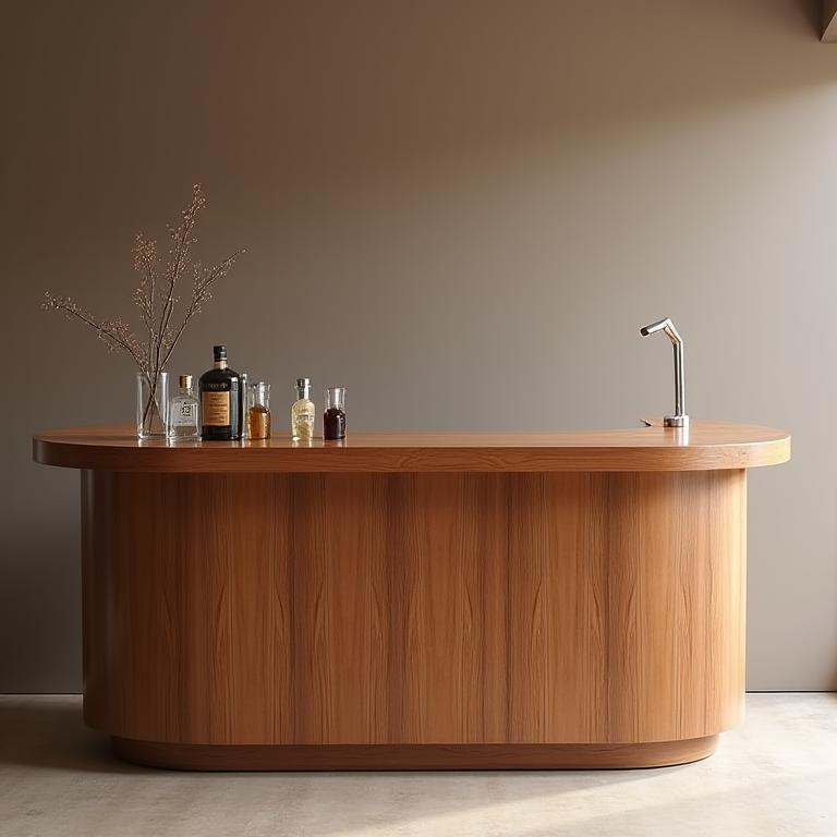 Mostradores de madera para eventos